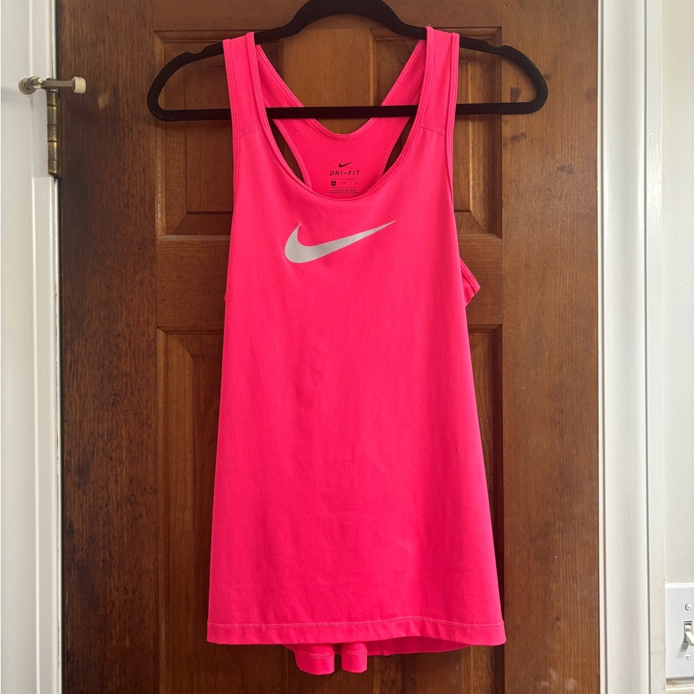 Nike Women's Neon Pink Razor Back Tank Top